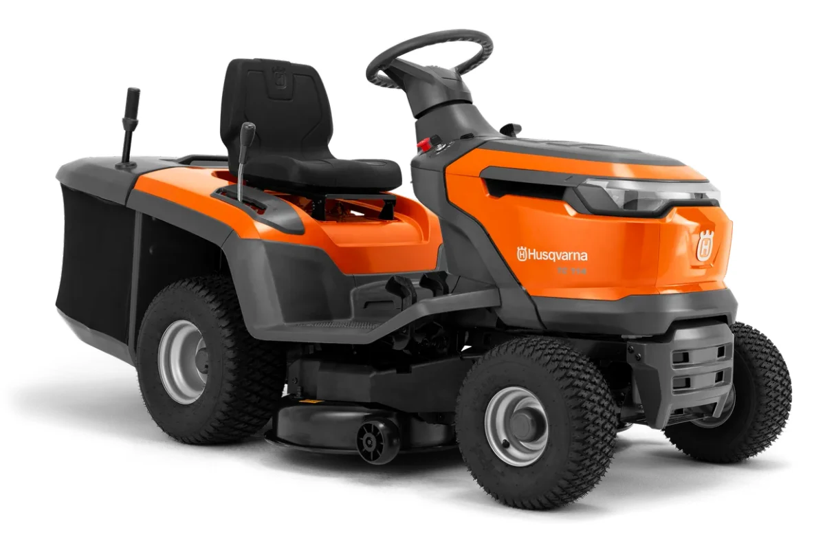 Husqvarna TC 114 trädgårdstraktor med uppsamlare