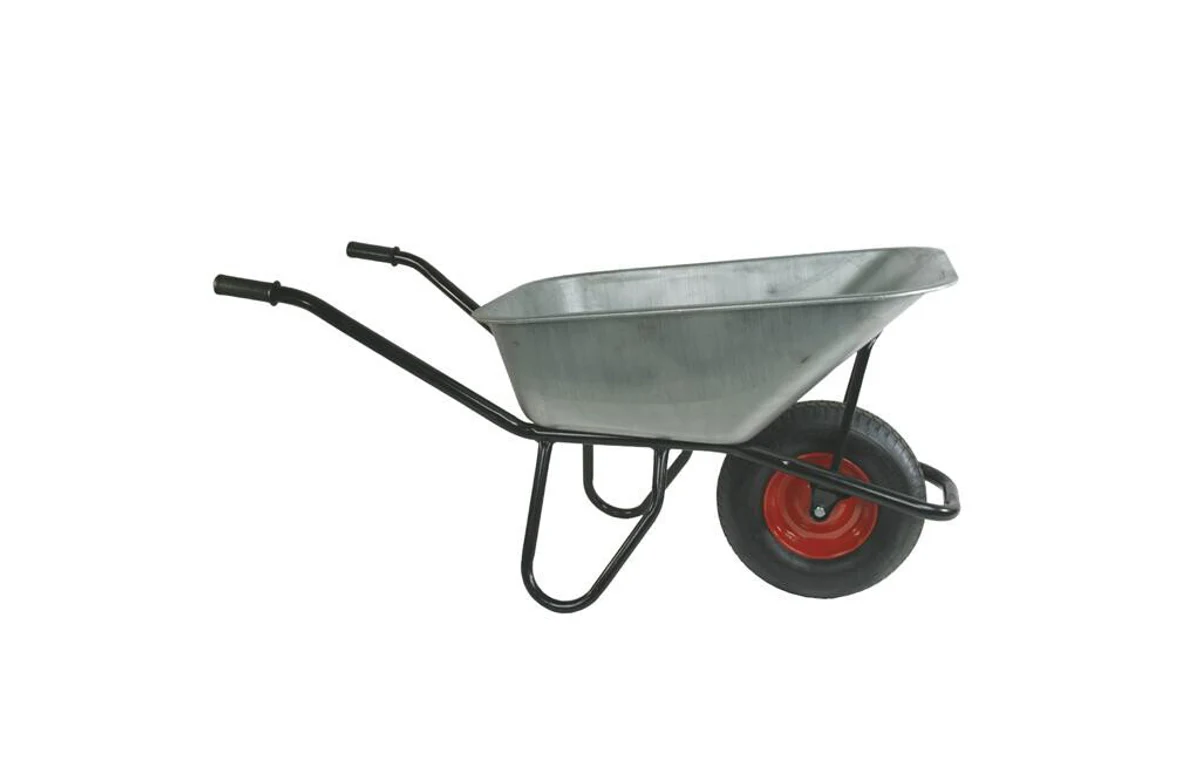 Galvaniserad skottkärra 110 liter från P.Lindberg